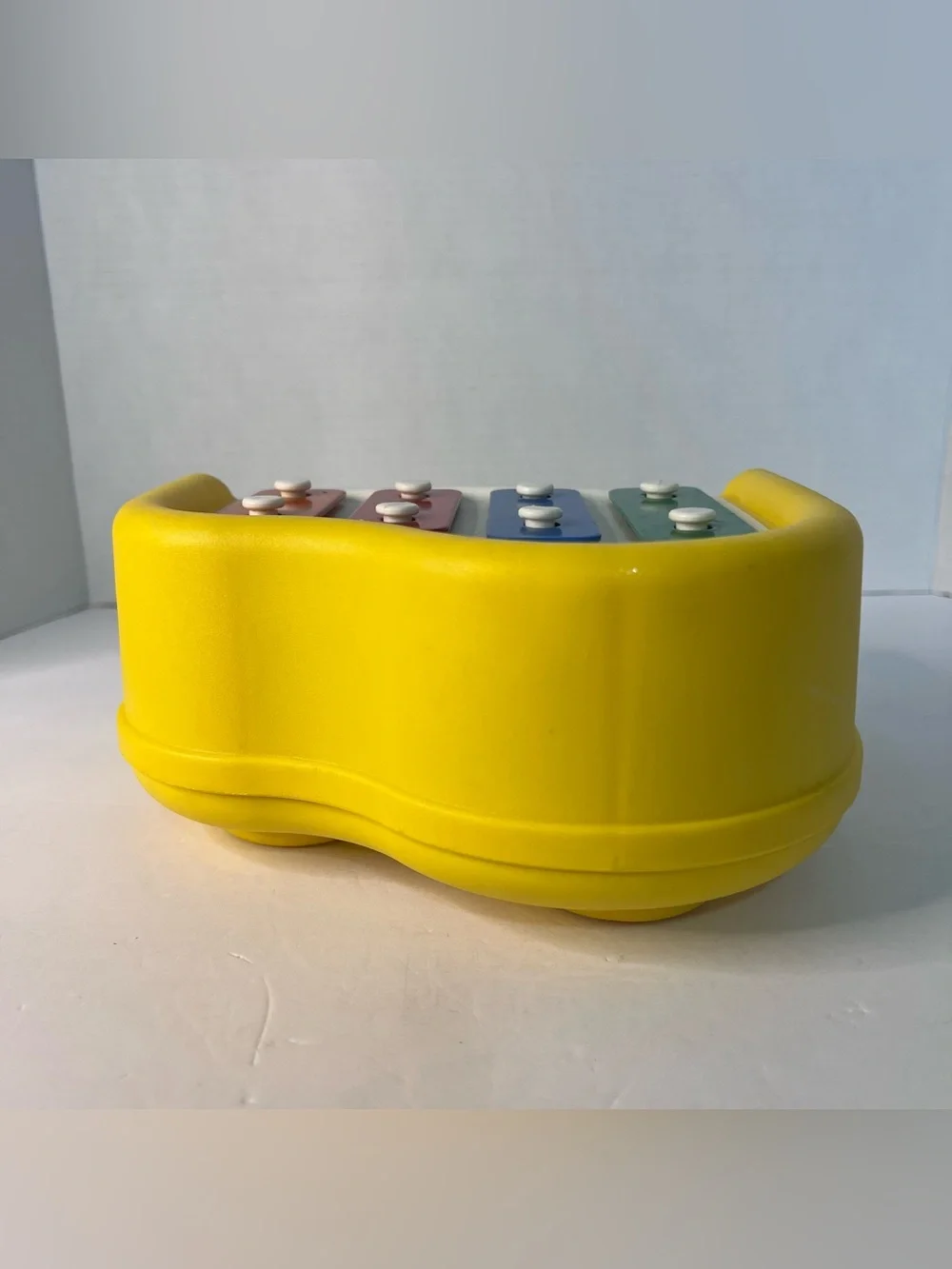 LITTLE TIKES Piano Xylophone Tap a Tune Yellow Toddler Musical BABY Toy VINTAGE